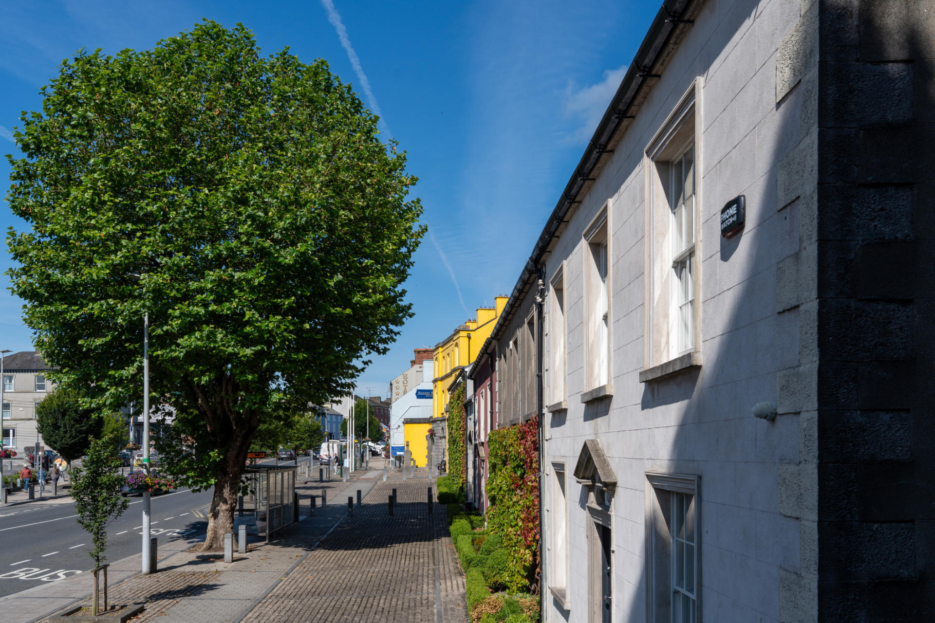 Terraced houses in the town of Kells, co. Meath.