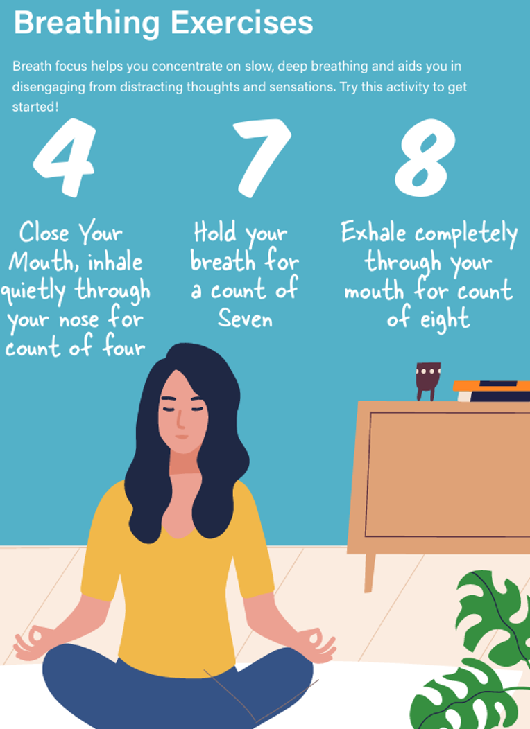Breathing exercises poster