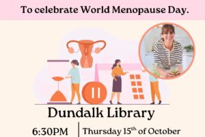 Poster for Menopause Talk, Thursday, 15th of October